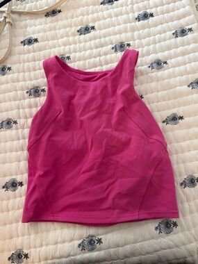 lululemon athletica Magenta High-Neck Athletic Tank
